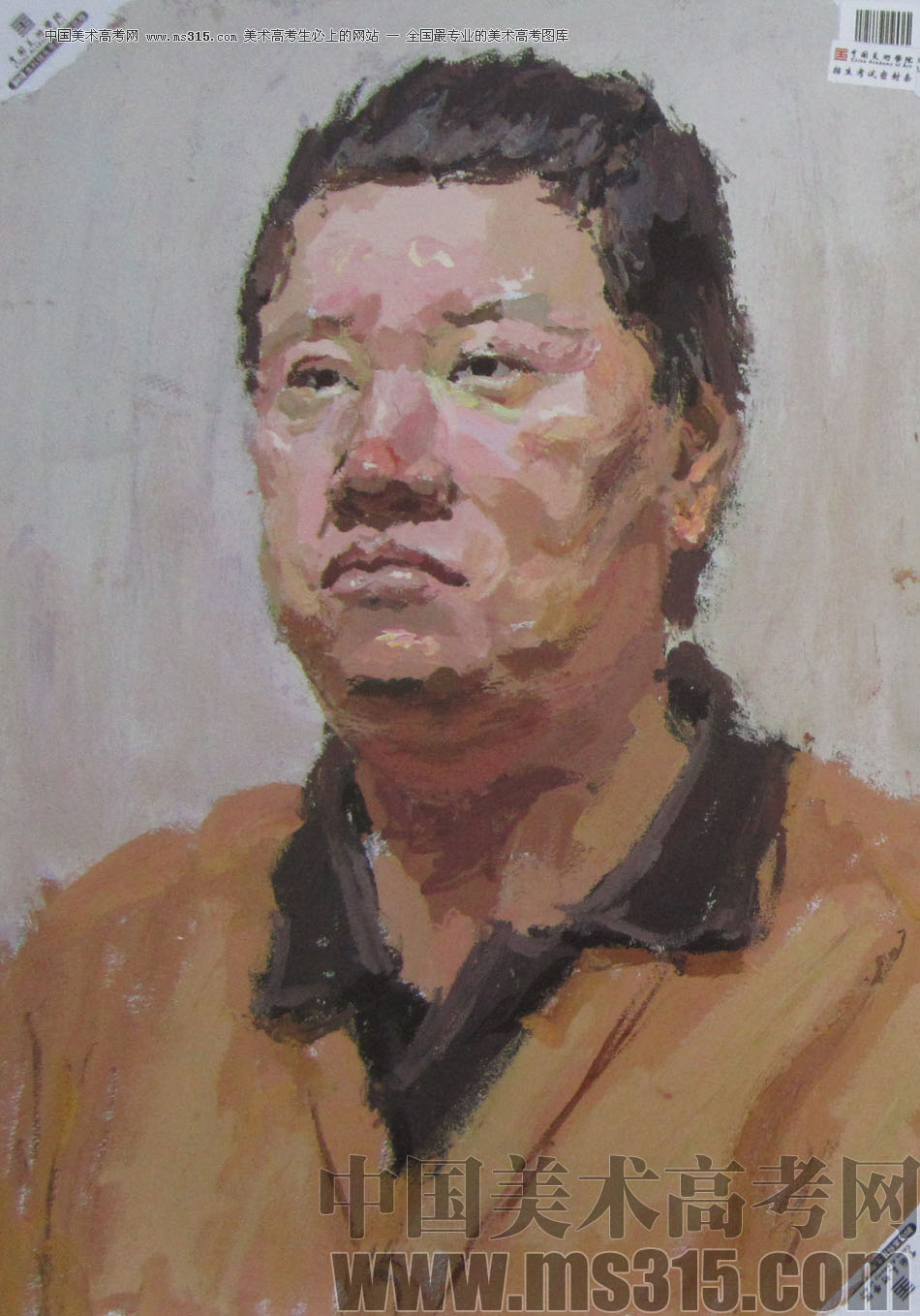 2013年中国美术学院造型图媒类色彩优秀试卷22