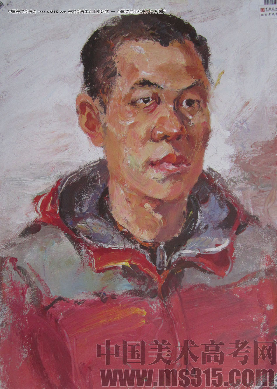 2013年中国美术学院造型图媒类色彩优秀试卷25