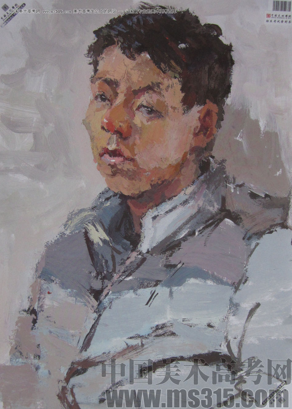 2013年中国美术学院造型图媒类色彩优秀试卷27