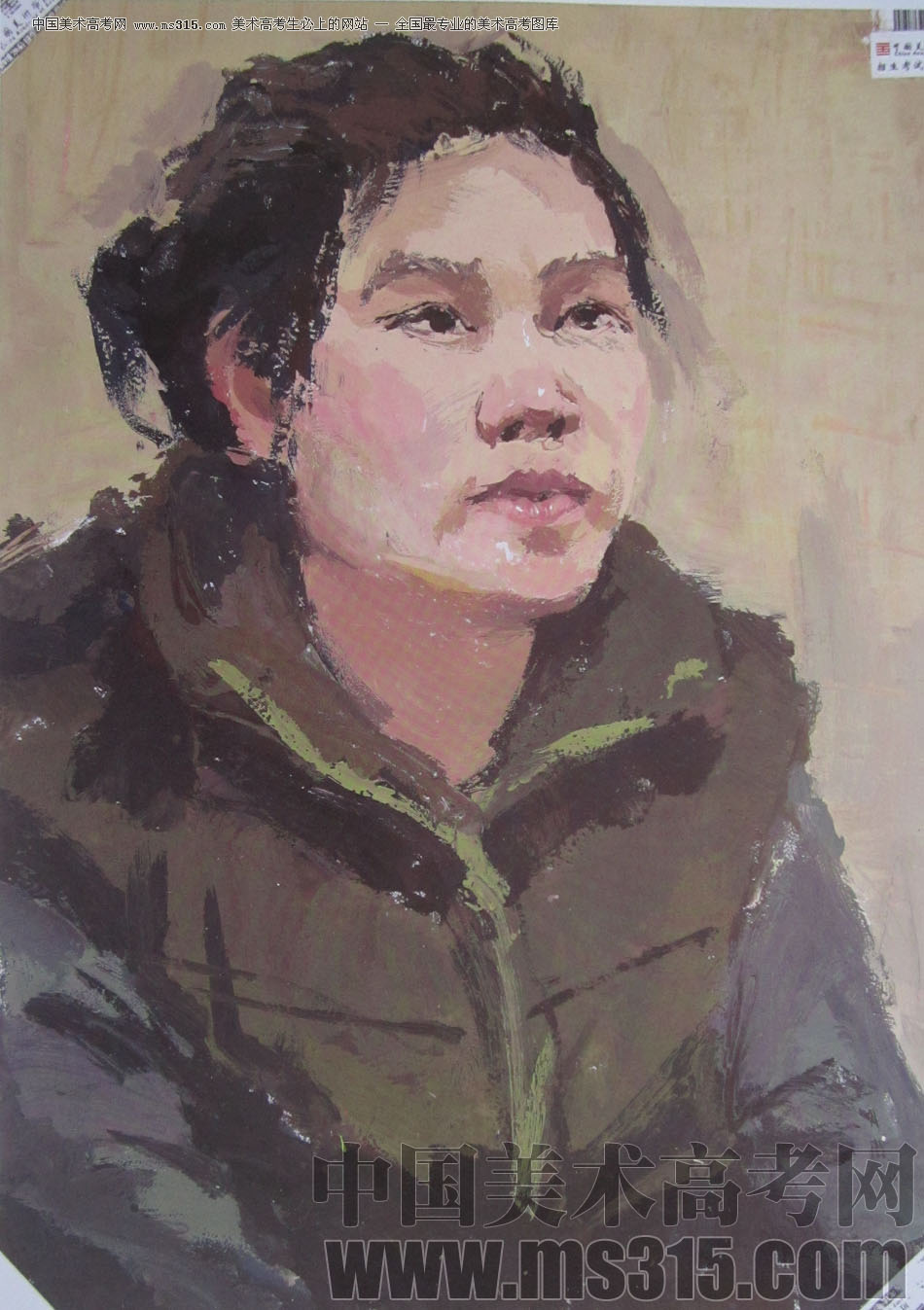 2013年中国美术学院造型图媒类色彩优秀试卷30