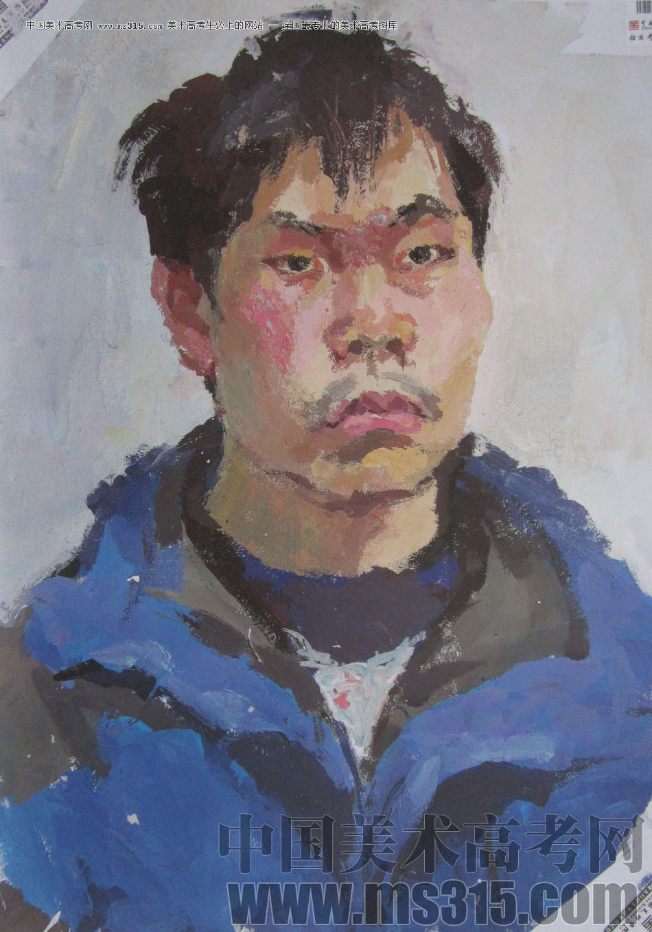 2013年中国美术学院造型图媒类色彩优秀试卷28
