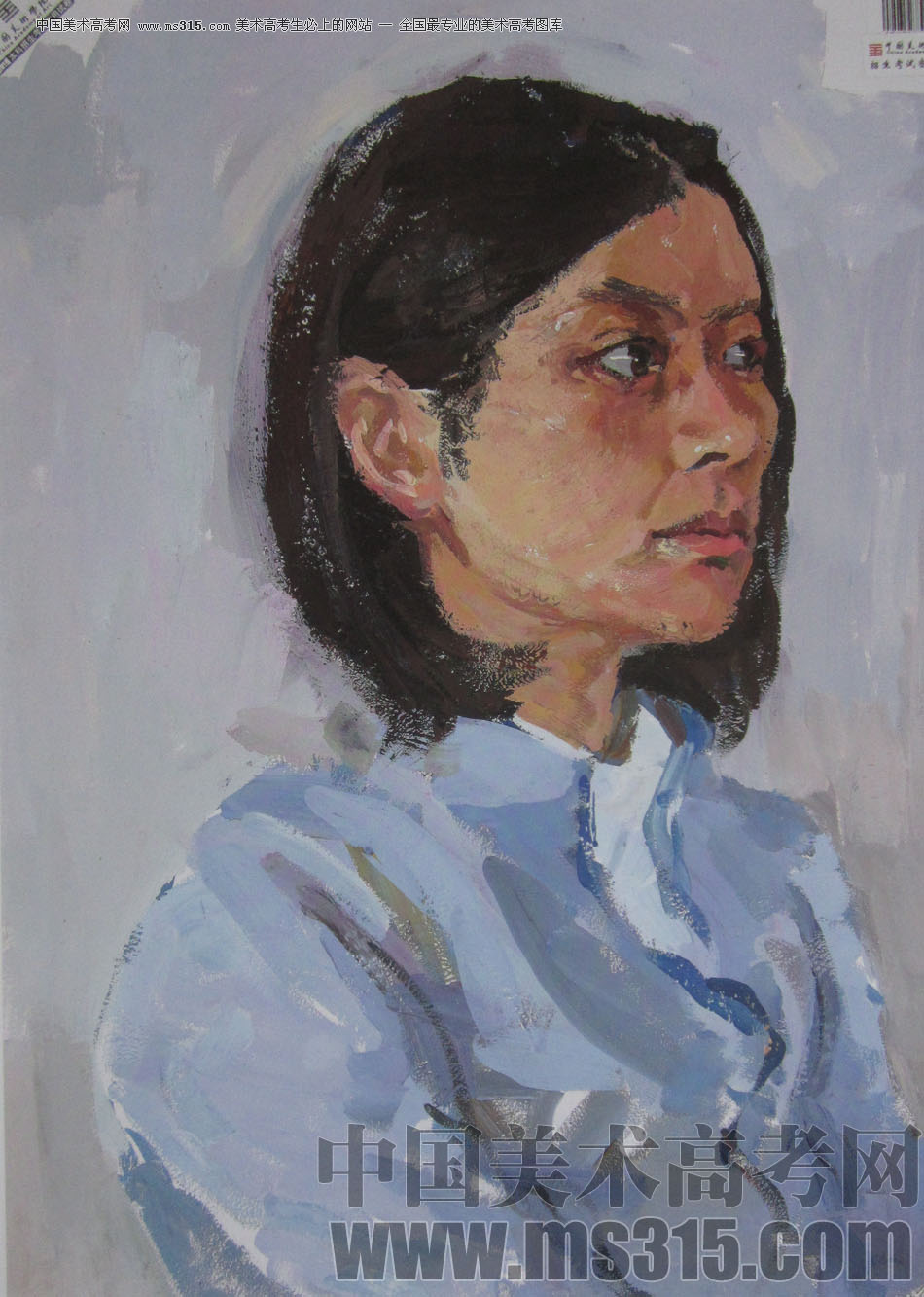 2013年中国美术学院造型图媒类色彩优秀试卷32