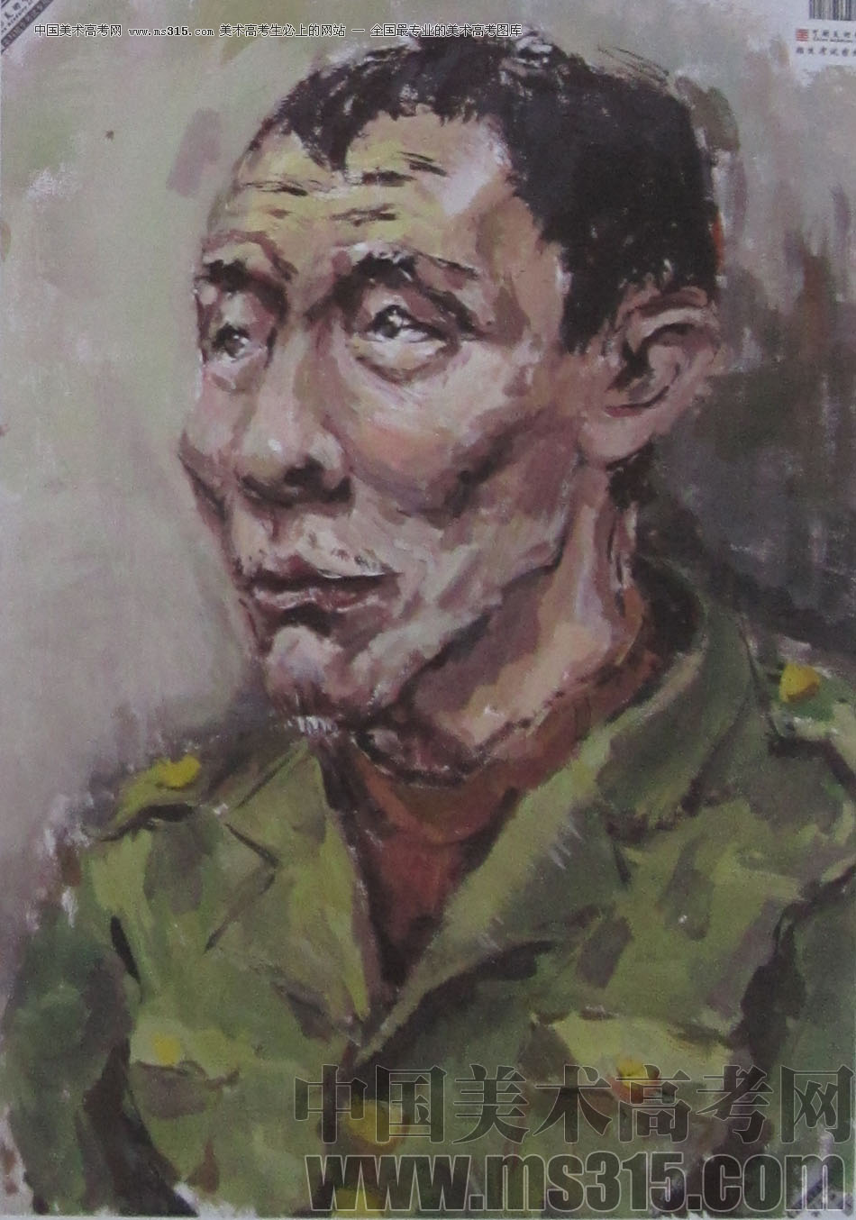 2013年中国美术学院造型图媒类色彩优秀试卷56