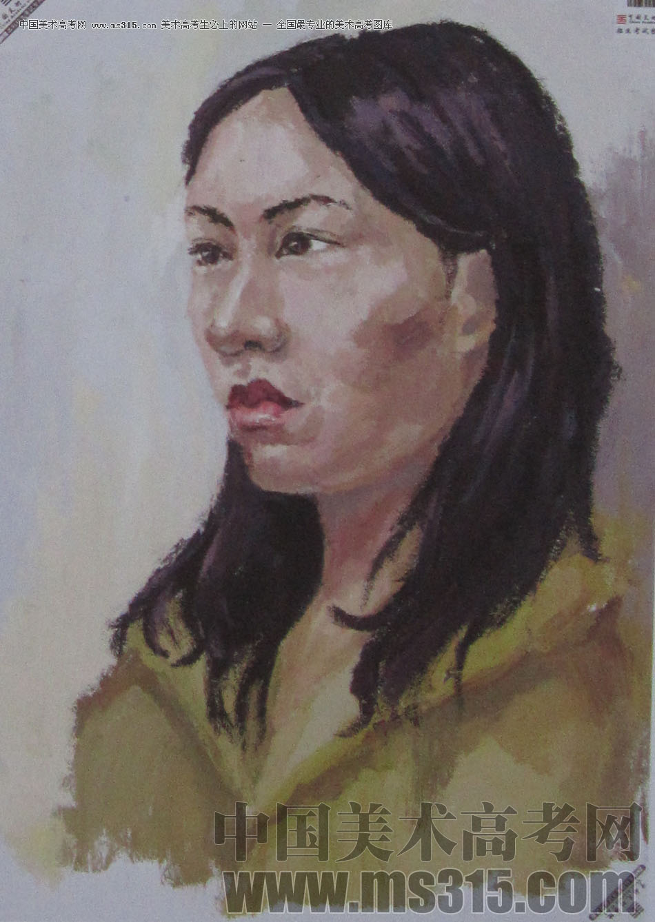 2013年中国美术学院造型图媒类色彩优秀试卷59