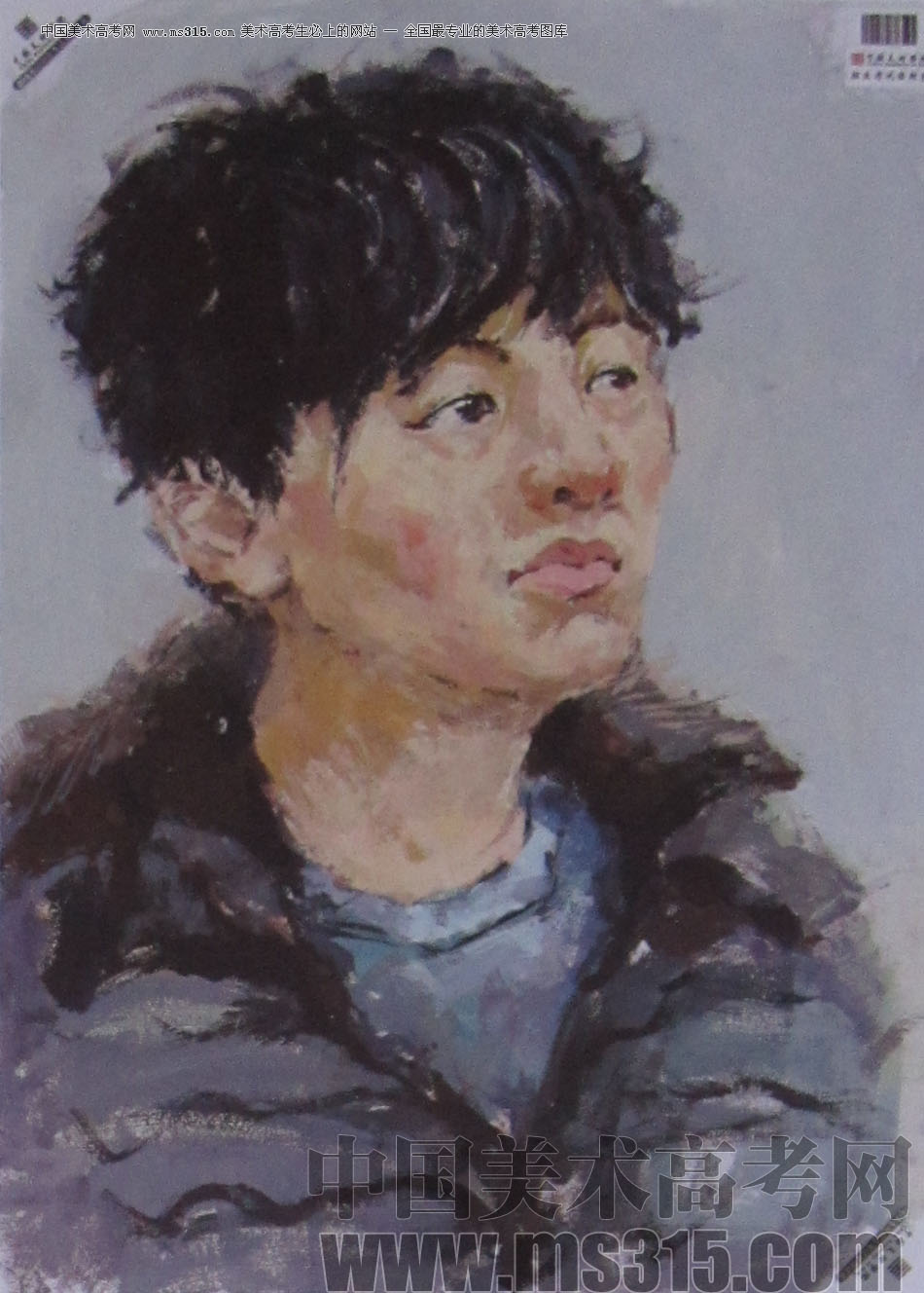 2013年中国美术学院造型图媒类色彩优秀试卷61