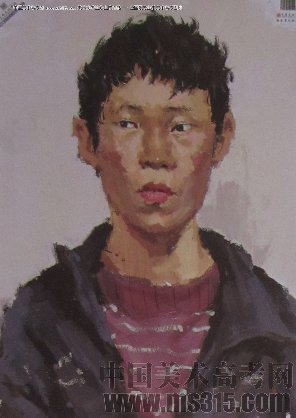 2013年中国美术学院造型图媒类色彩优秀试卷63