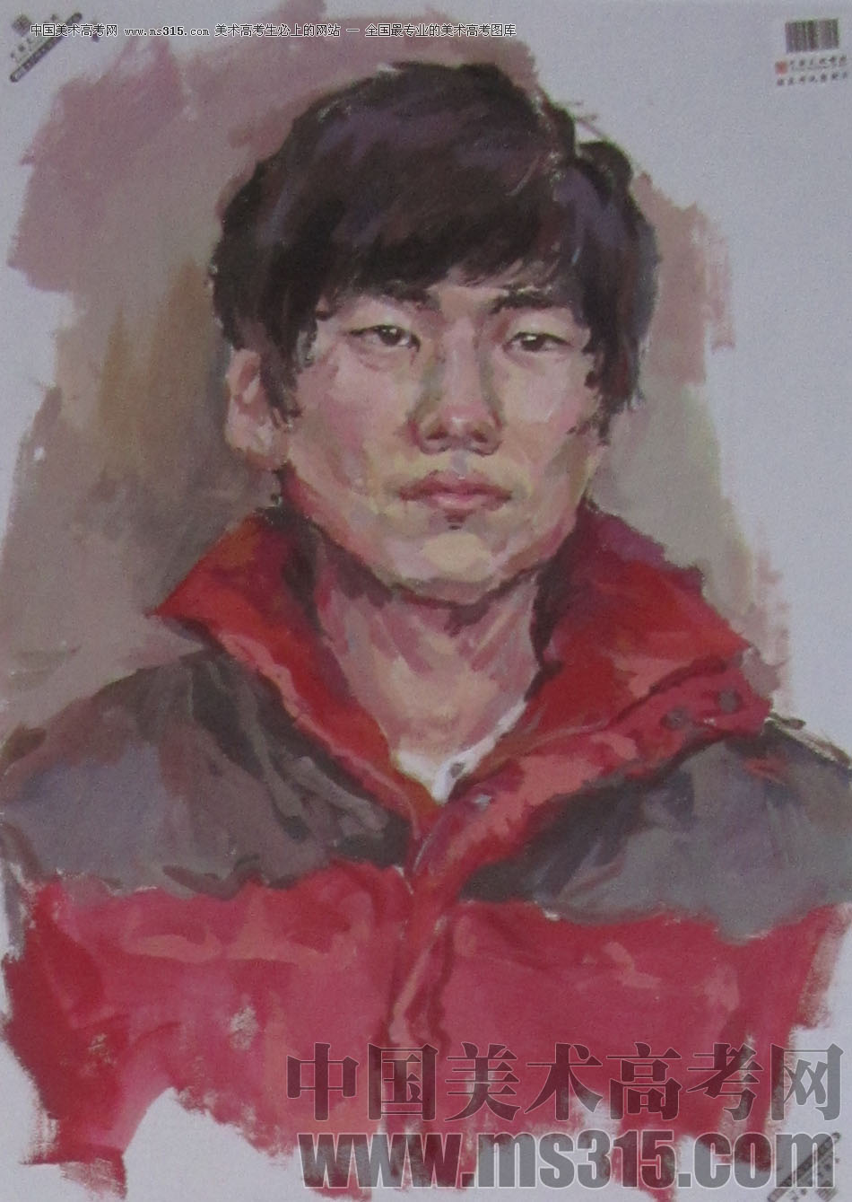 2013年中国美术学院造型图媒类色彩优秀试卷64
