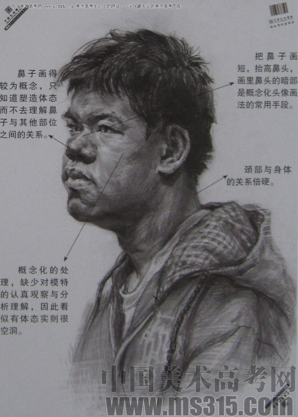 2013年中国美术学院素描优秀试卷8