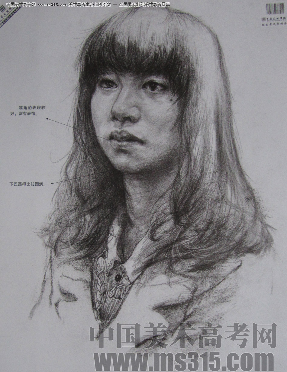2013年中国美术学院素描优秀试卷20