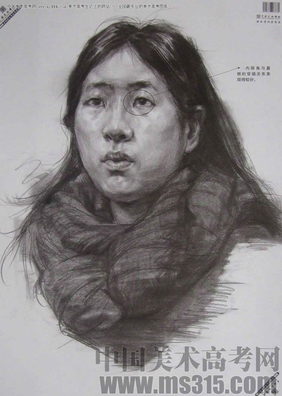 2013年中国美术学院素描优秀试卷22