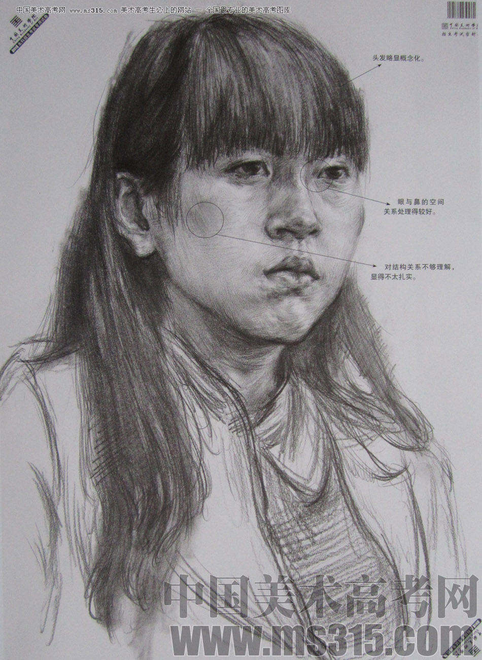 2013年中国美术学院素描优秀试卷21