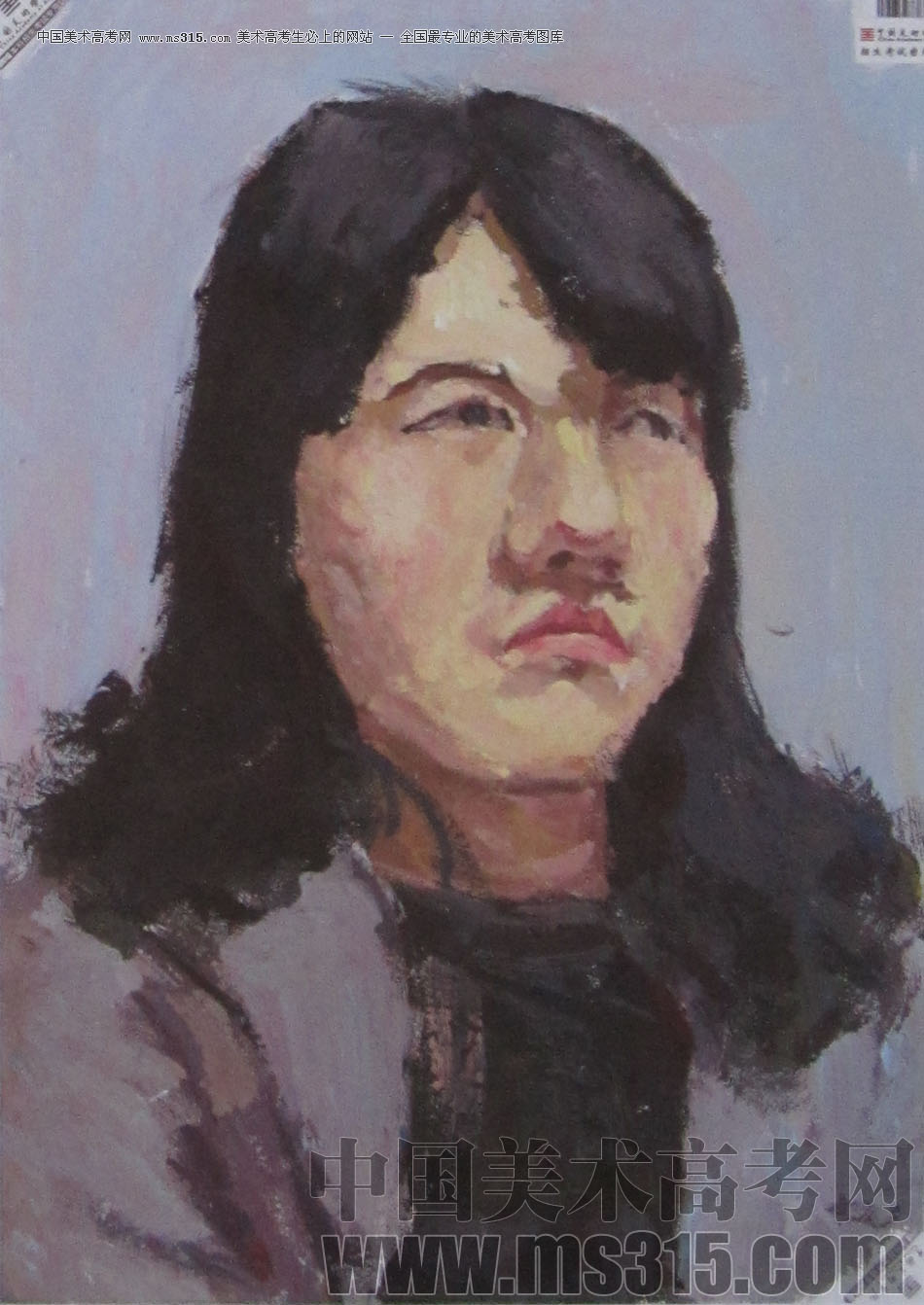 2013年中国美术学院造型图媒类色彩优秀试卷68