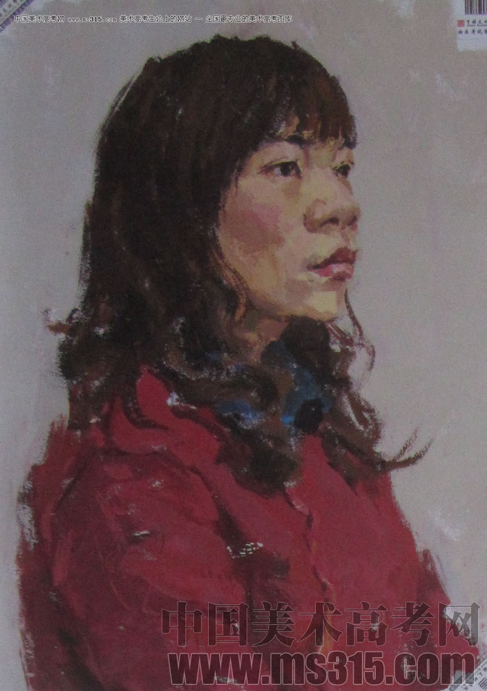 2013年中国美术学院造型图媒类色彩优秀试卷69