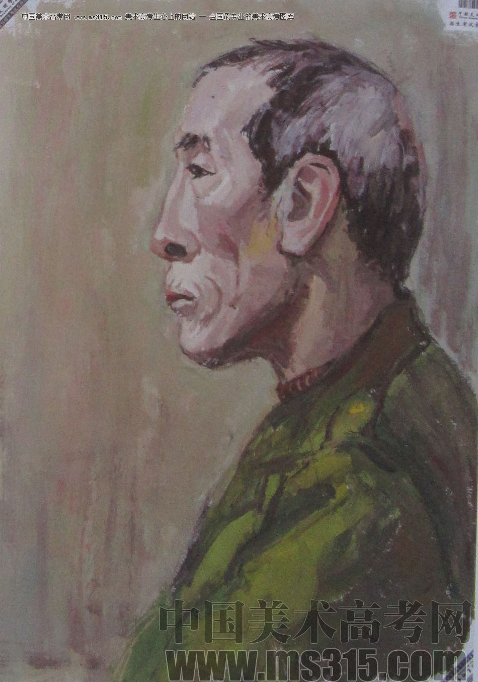 2013年中国美术学院造型图媒类色彩优秀试卷71