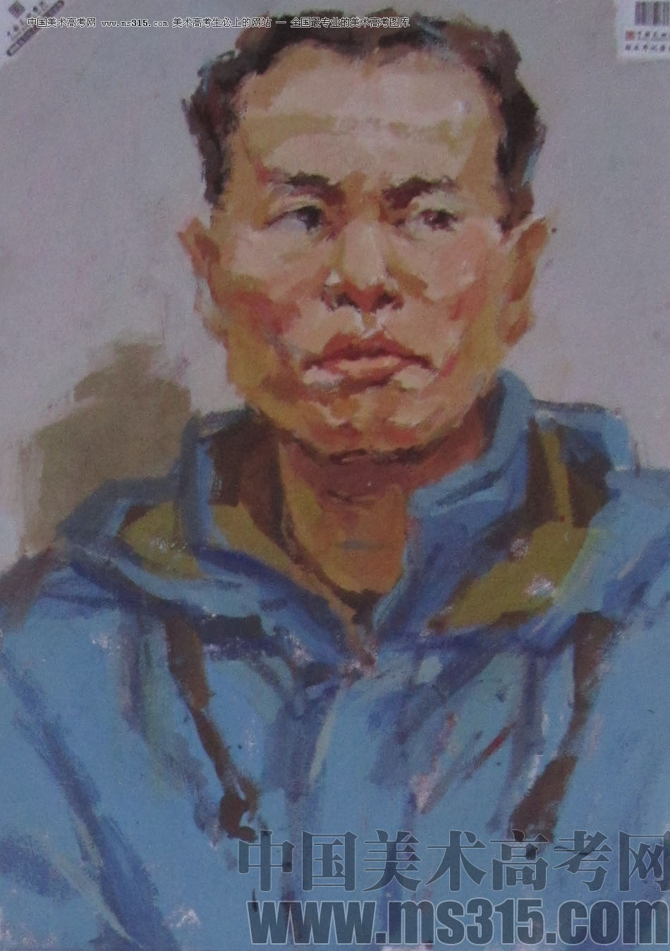2013年中国美术学院造型图媒类色彩优秀试卷76
