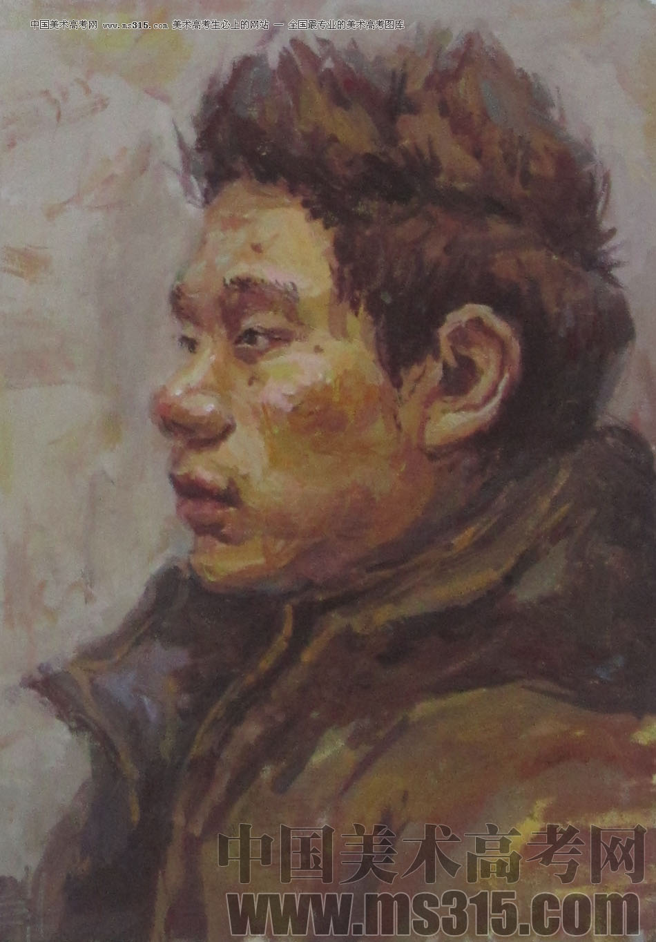 2013年中国美术学院造型图媒类色彩优秀试卷77
