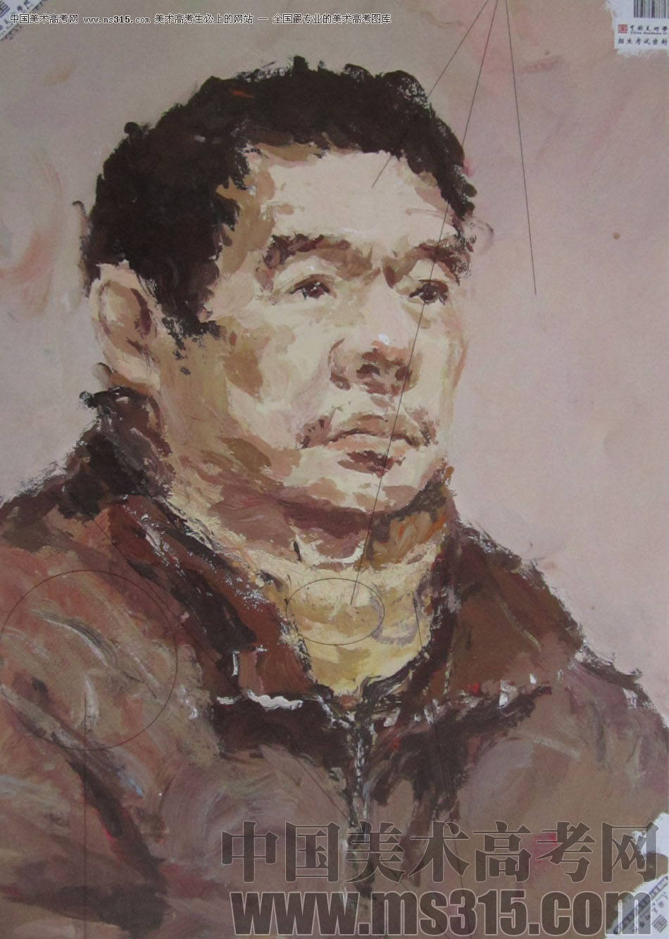 2013年中国美术学院造型图媒类色彩优秀试卷91