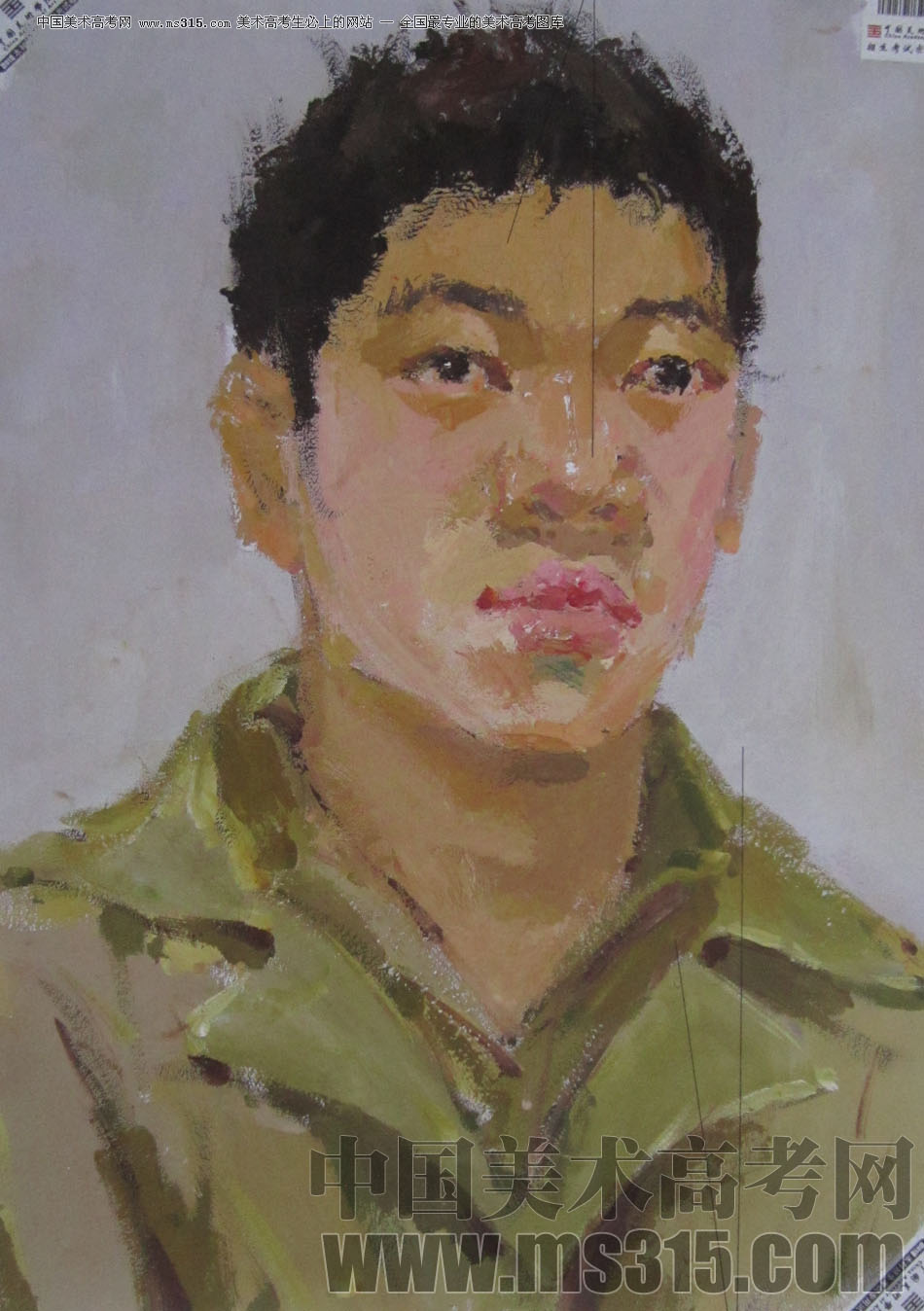 2013年中国美术学院造型图媒类色彩优秀试卷93