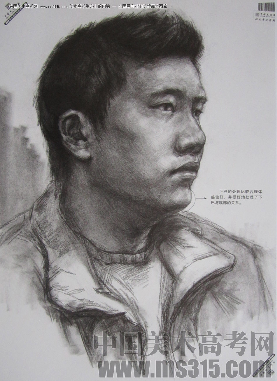 2013年中国美术学院素描优秀试卷25