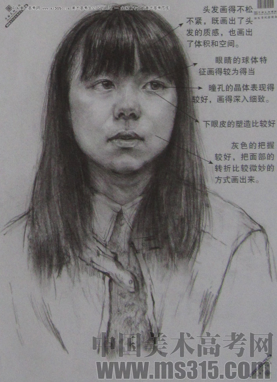 2013年中国美术学院素描优秀试卷33