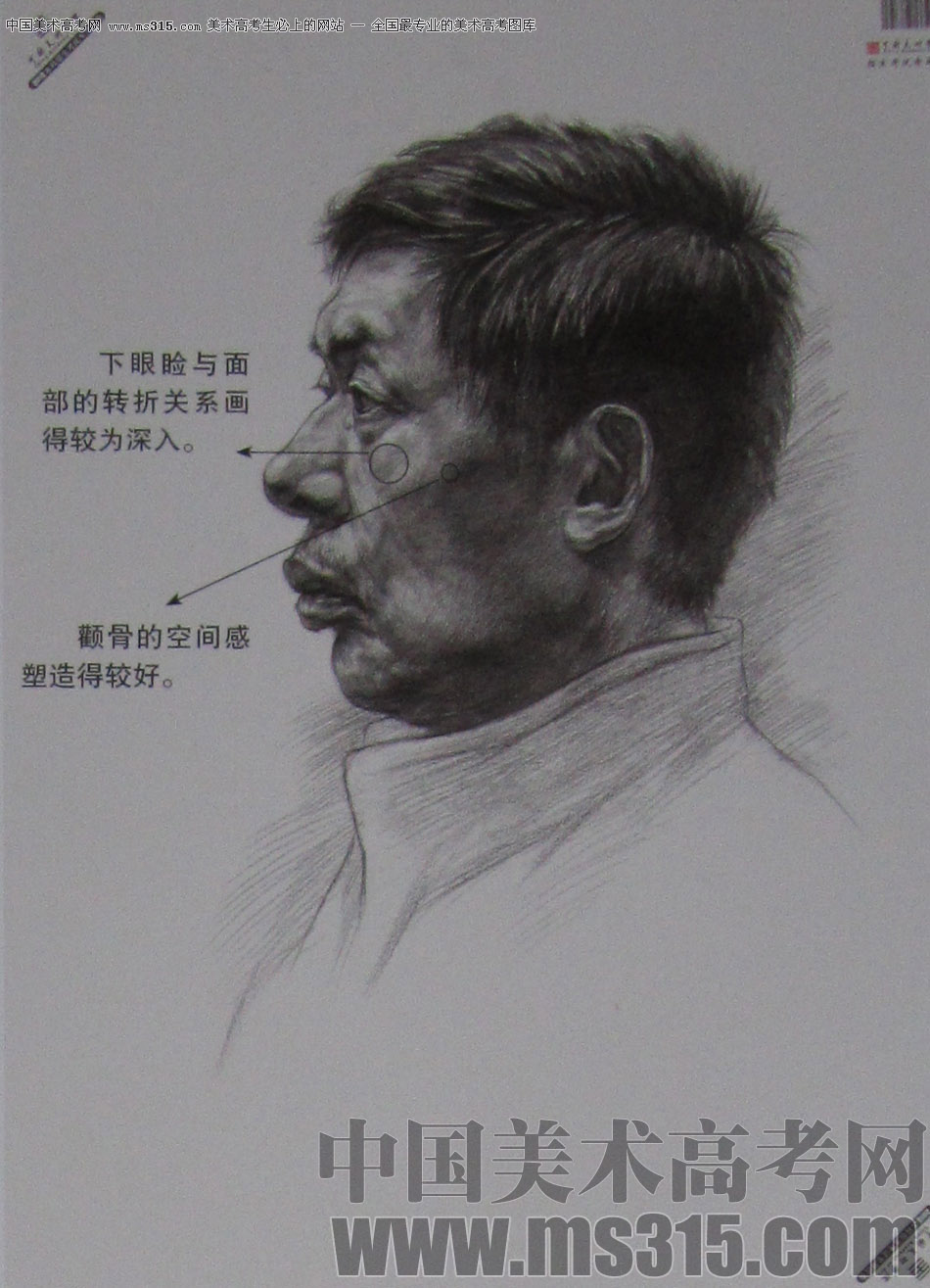 2013年中国美术学院素描优秀试卷36