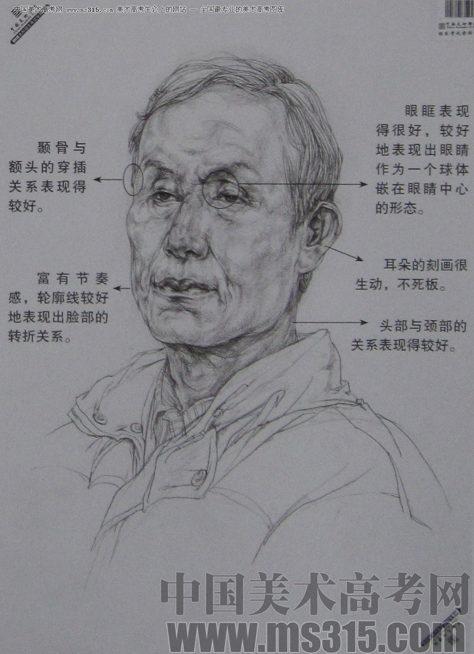 2013年中国美术学院素描优秀试卷39