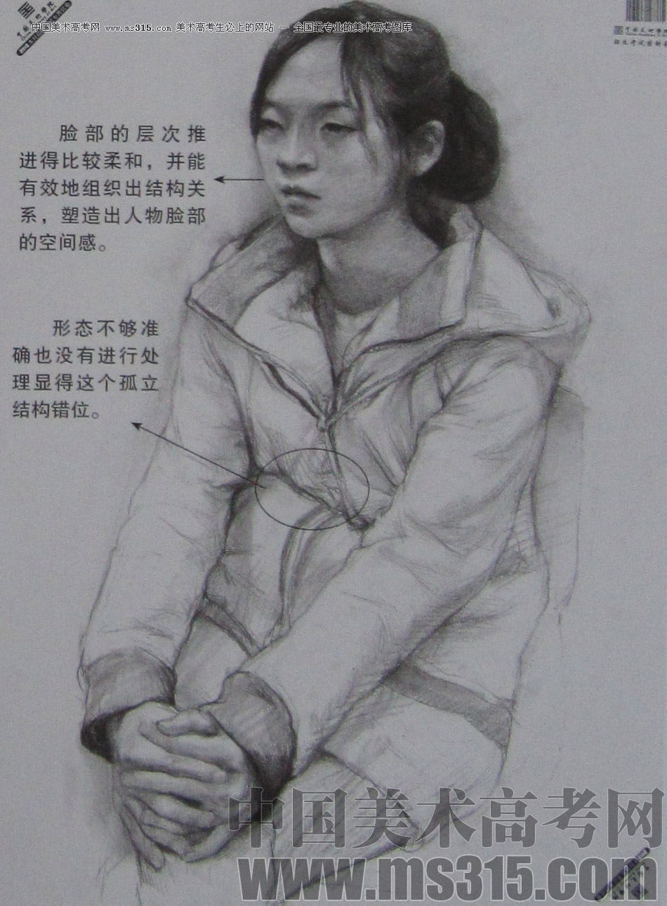 2013年中国美术学院素描优秀试卷75