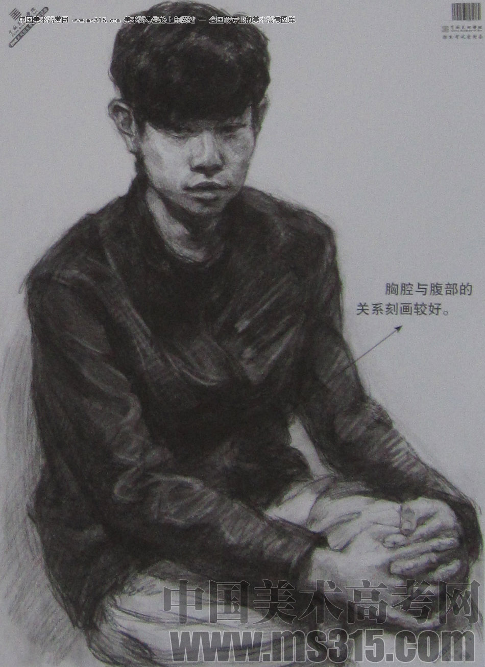 2013年中国美术学院素描优秀试卷99