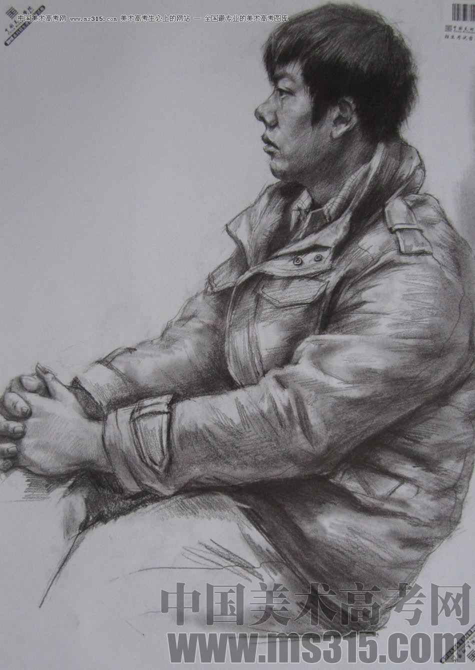2013年中国美术学院素描优秀试卷109