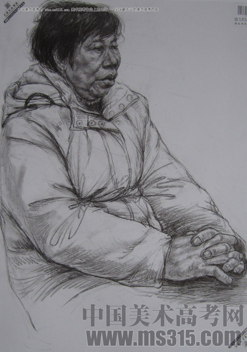2013年中国美术学院素描优秀试卷112