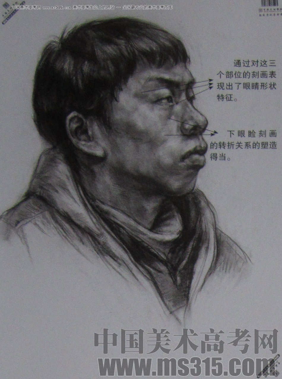 2013年中国美术学院素描优秀试卷52