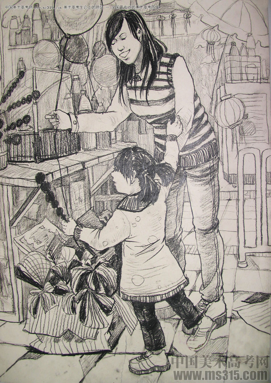 2013年江南大学素描优秀试卷5