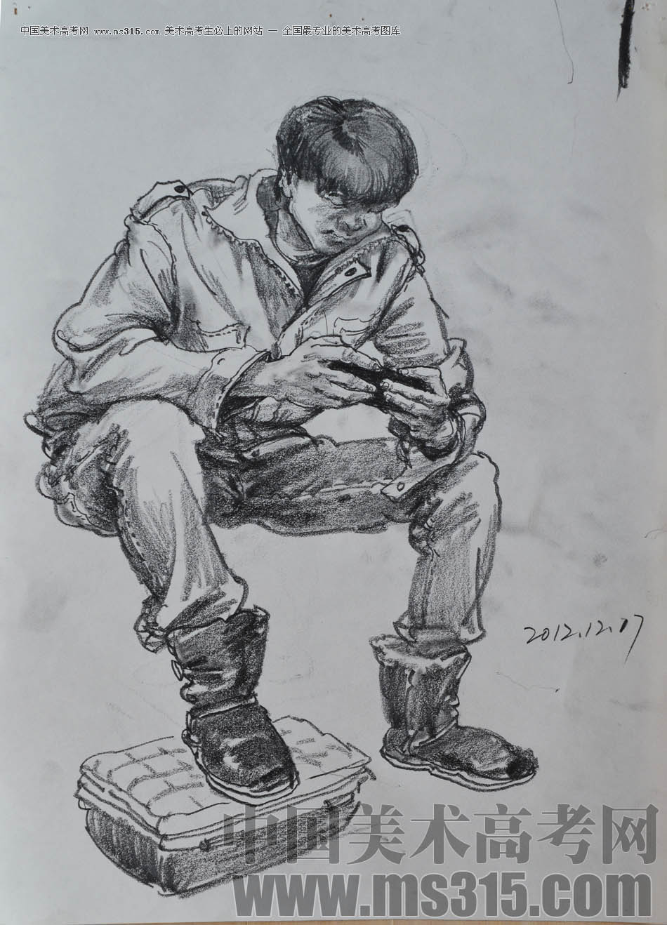 辽宁省葫芦岛市张雷人物速写优秀投稿作品（2）