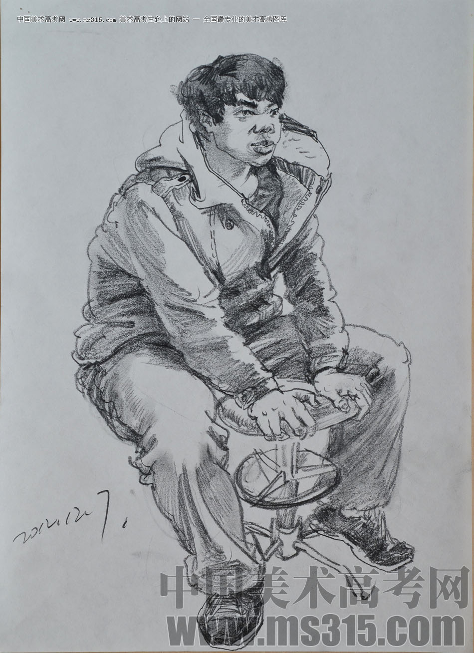 辽宁省葫芦岛市张雷人物速写优秀投稿作品（3）