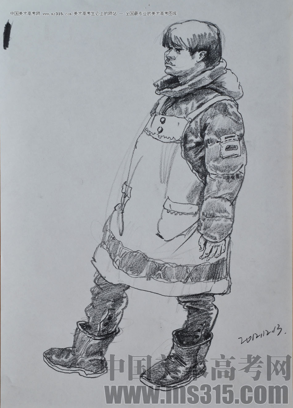 辽宁省葫芦岛市张雷人物速写优秀投稿作品（7）