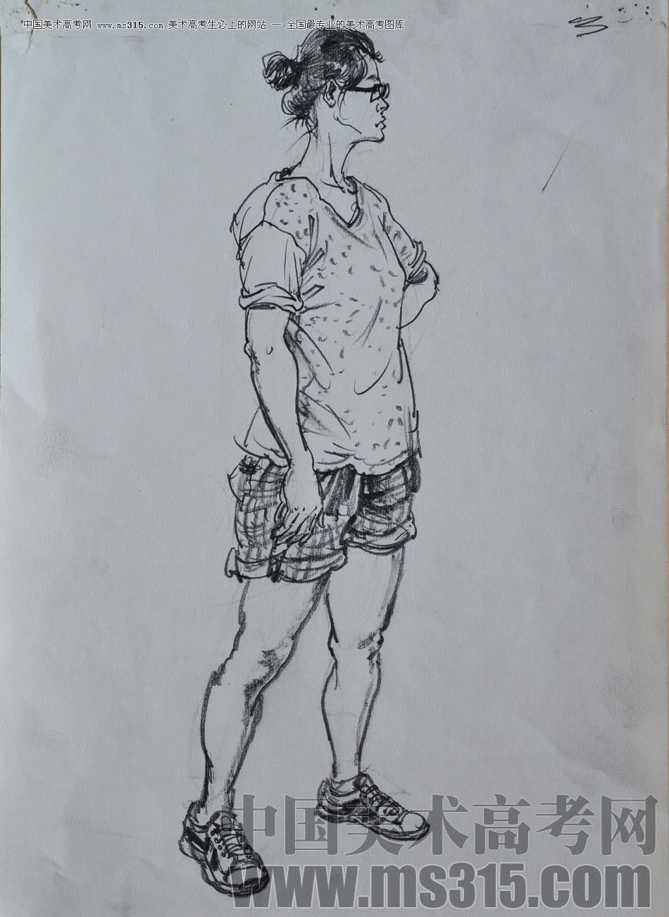 辽宁省葫芦岛市张雷人物速写优秀投稿作品（11）
