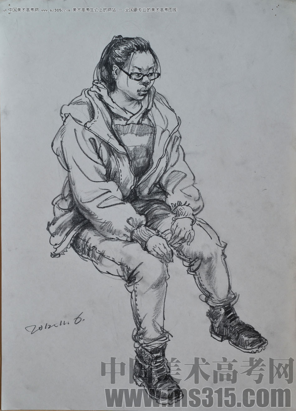 辽宁省葫芦岛市张雷人物速写优秀投稿作品（17）