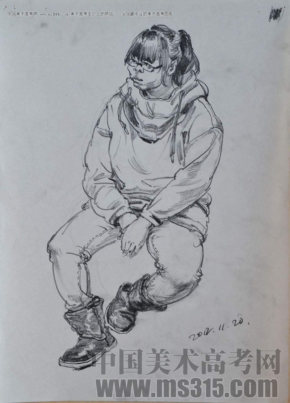 辽宁省葫芦岛市张雷人物速写优秀投稿作品（24）