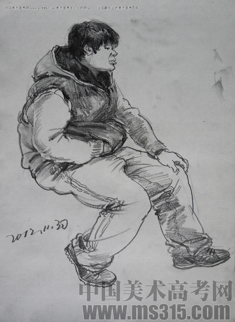 辽宁省葫芦岛市张雷人物速写优秀投稿作品（30）