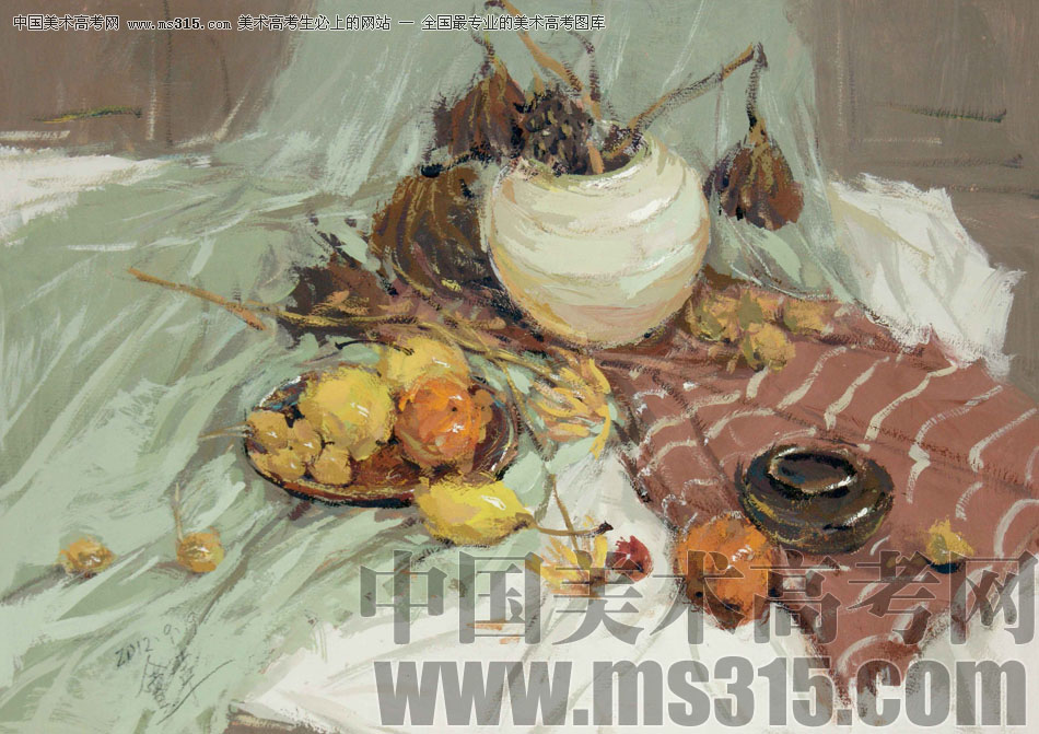 河北师范大学美术学院附中王会革色彩优秀作品8
