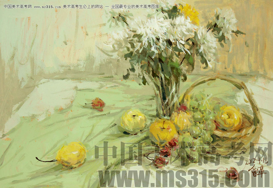 河北师范大学美术学院附中王会革色彩优秀作品9
