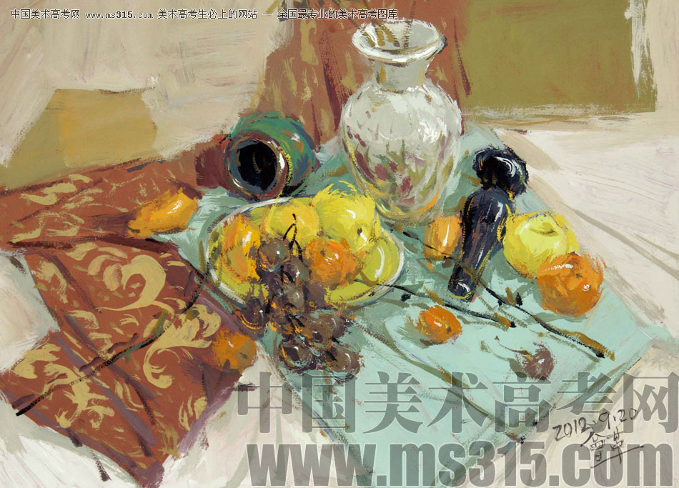 河北师范大学美术学院附中王会革色彩优秀作品11