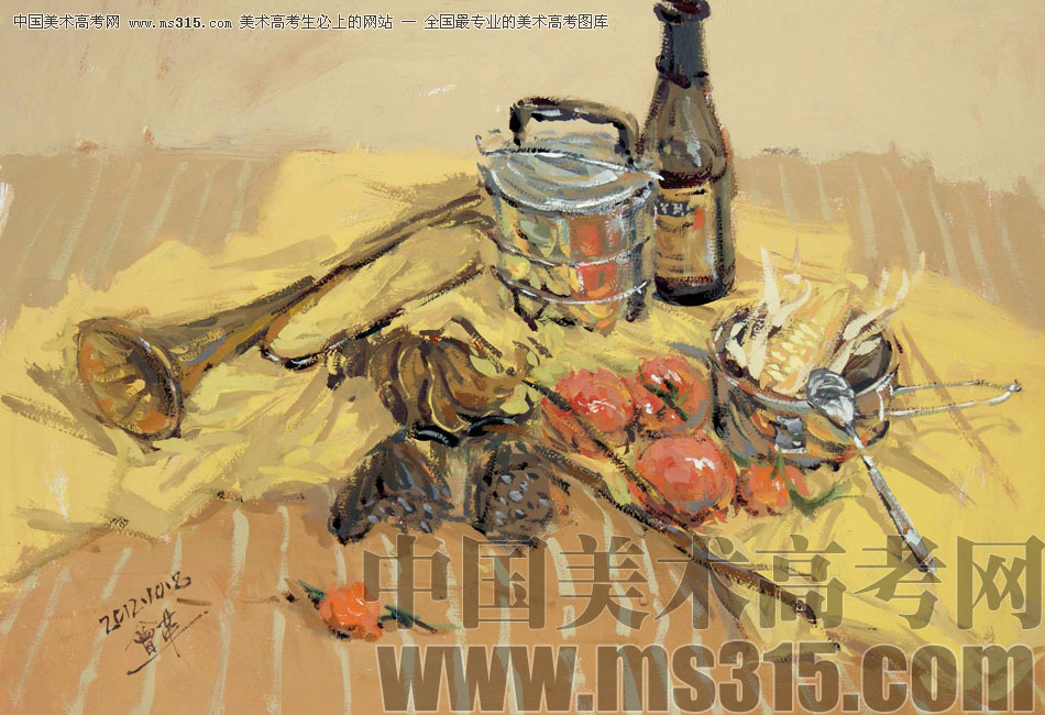 河北师范大学美术学院附中王会革色彩优秀作品16