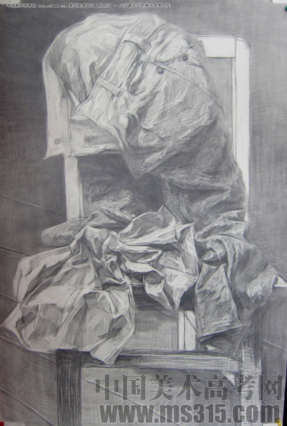 天津旗舰画室素描优秀作品投稿4