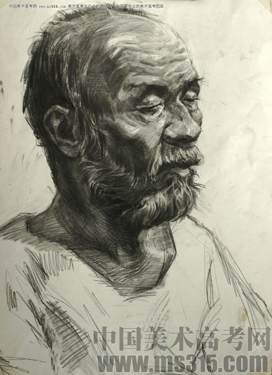 天津旗舰画室素描优秀作品投稿6