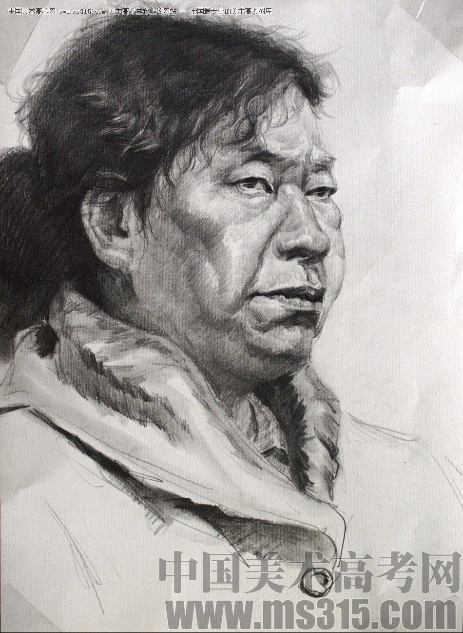 天津旗舰画室素描优秀作品投稿7
