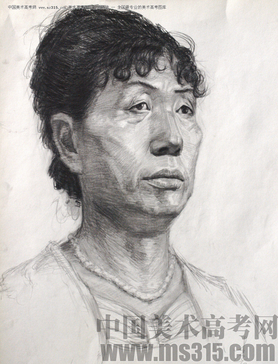 天津旗舰画室素描优秀作品投稿10