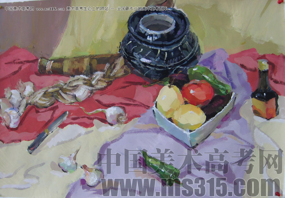 天津旗舰画室色彩优秀作品投稿3