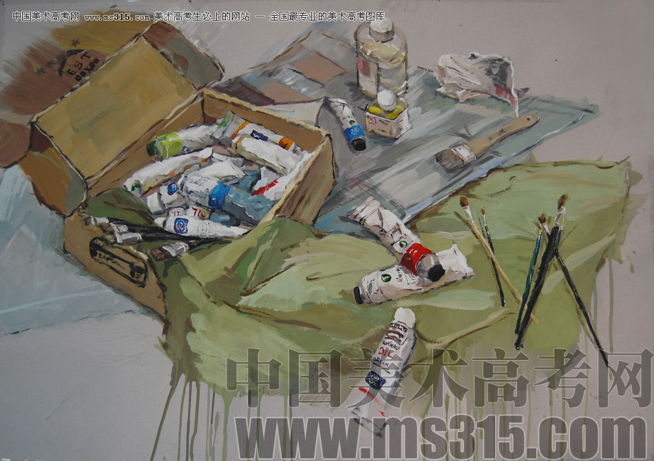 天津旗舰画室色彩优秀作品投稿17