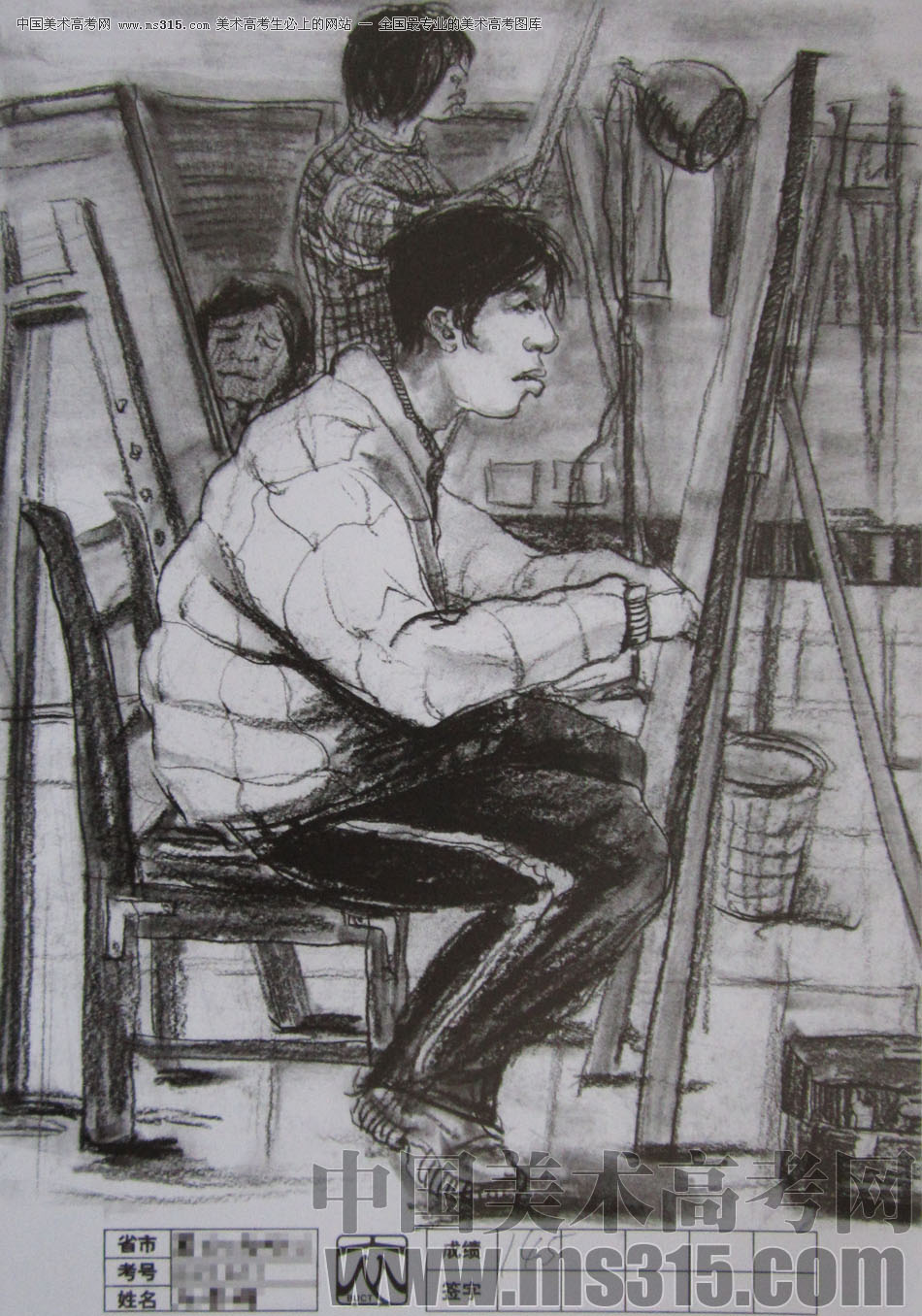 2012年北京服装学院创意速写优秀卷28